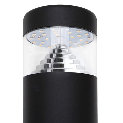 3w Black LED Bollard Post Ground Spike Light Warm White