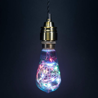 1w E27 ST58 LED RGB Fairy String Filament Light Bulb