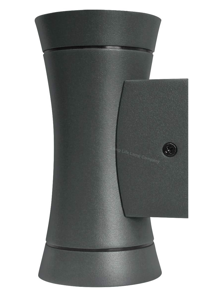 Black Outdoor Double Wall Light Cone Shape - Free delivery on all orders