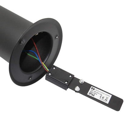 LED Black Bollard Outdoor Garden Light ZLC303K with 5w GU10 CW - Free delivery on all orders