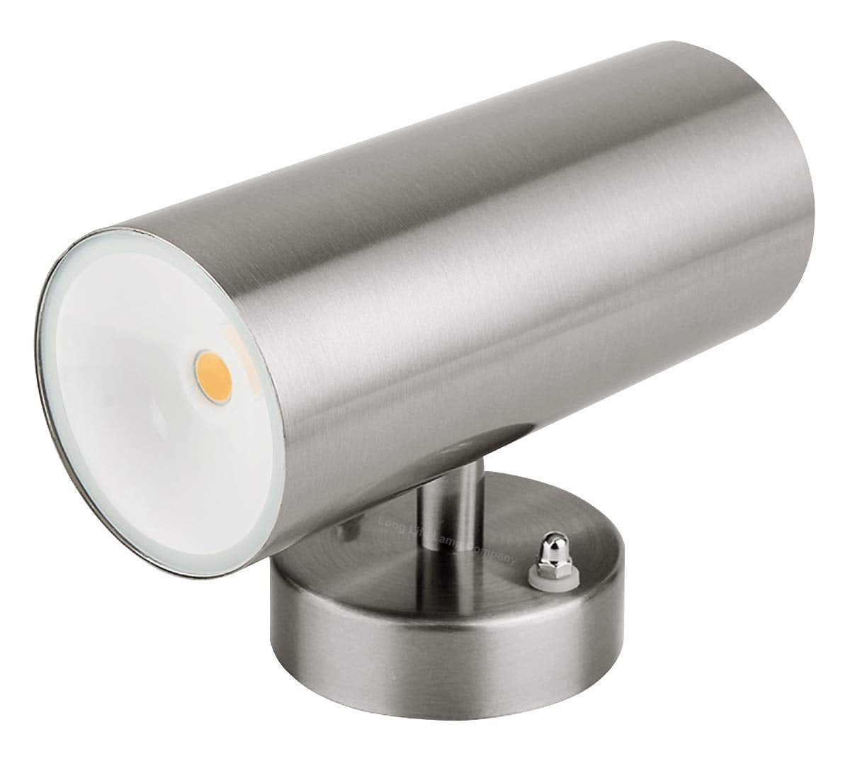 8W LED Double Outdoor Wall Light Stainless Steel Warm White