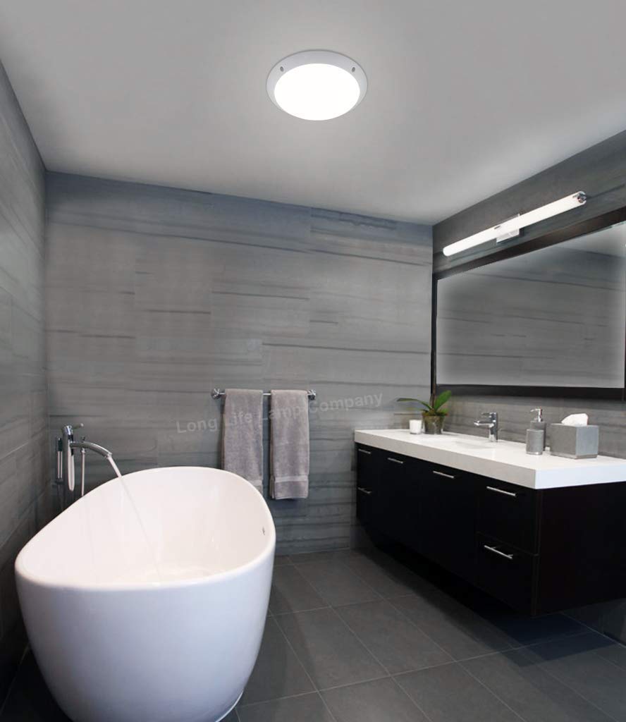 18w Round LED Ceiling Light Flush Mount IP54 6500k Bright Daylight - Free delivery on all orders