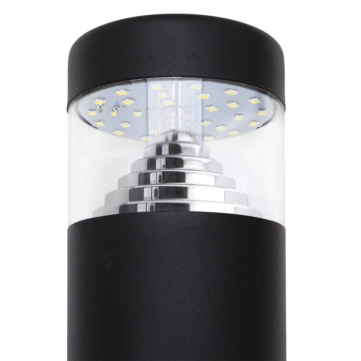 3w Black LED Bollard Post Ground Spike Light Cool White
