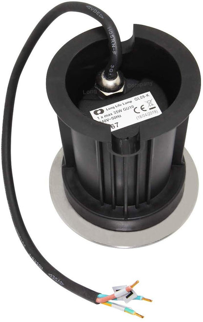 Outdoor Ground Walk Over Recessed Light Round IP67 Waterproof