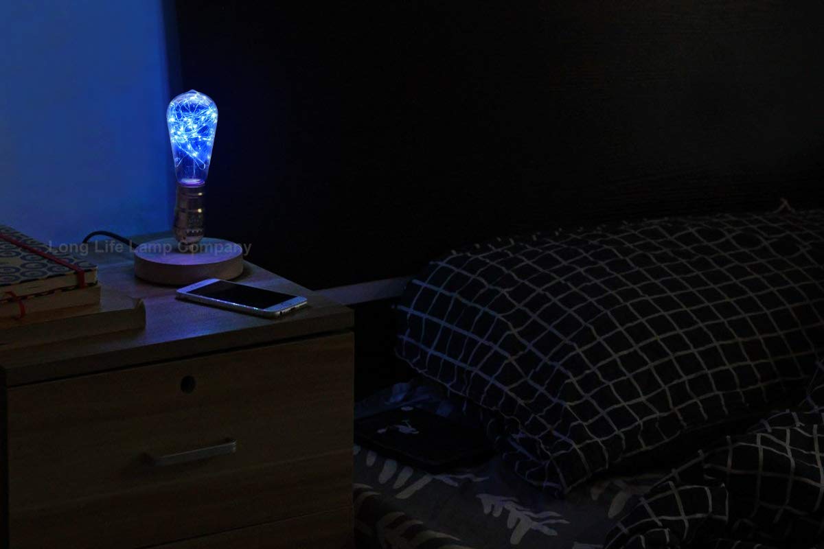 1w  E27 ST58 LED Blue Fairy String Filament Light Light Bulb