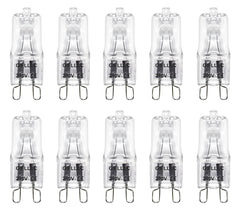 10 X G9 ECO 28W=40W Clear Halogen Light Bulbs 240V