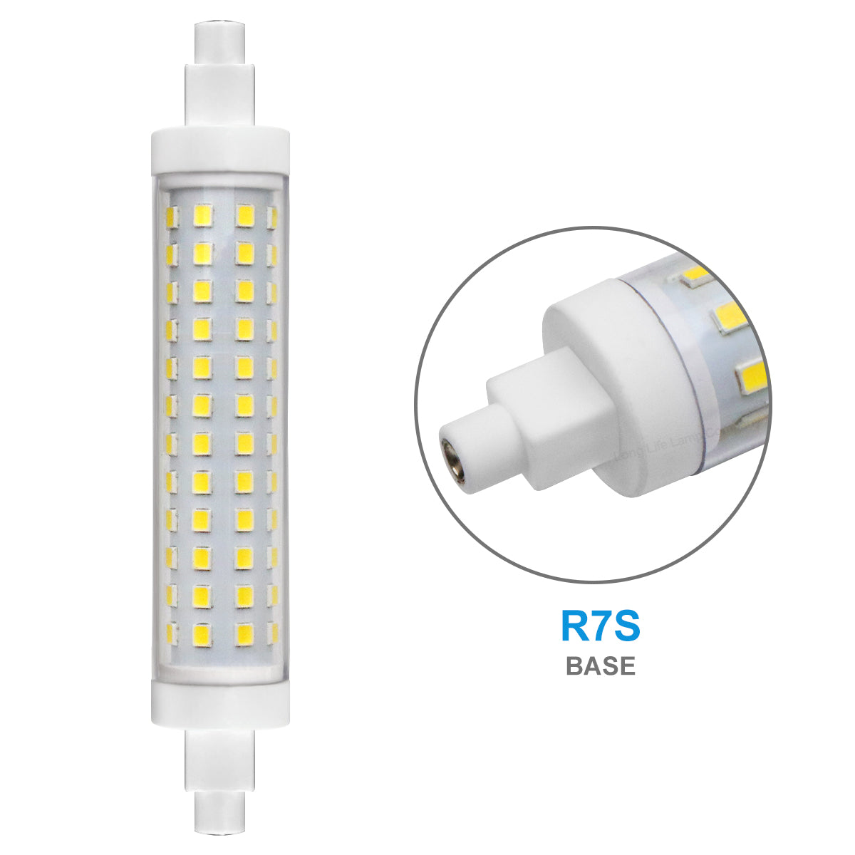R7s 118mm LED Bulb 12W 6000K Flood Light Replacement - 2 Pack