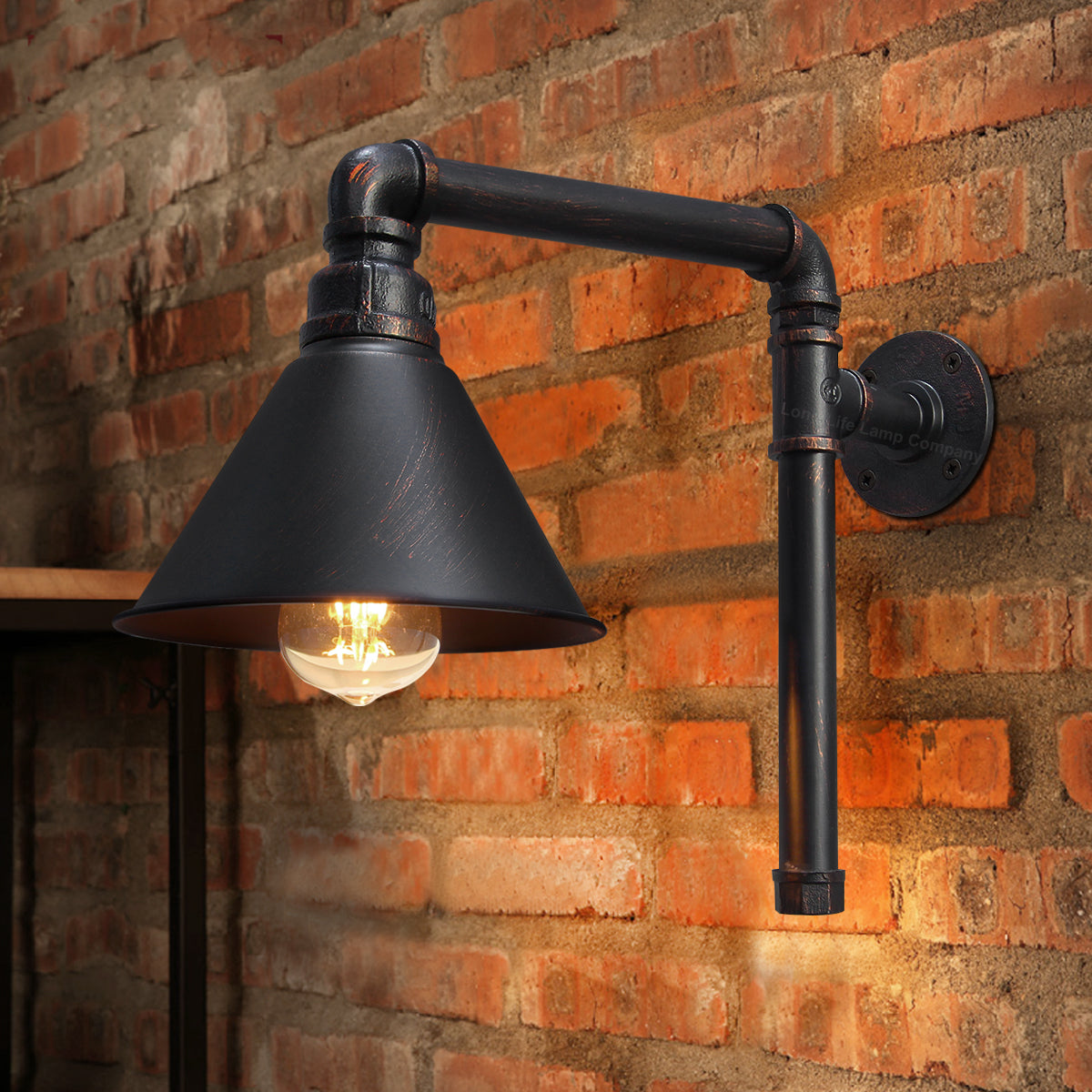 Industrial Vintage Water Pipe Wall Light - Free delivery on all orders