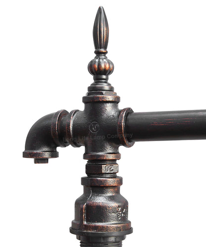 Vintage Rustic Industrial Water Pipe Wall Light with Gauge M0192P