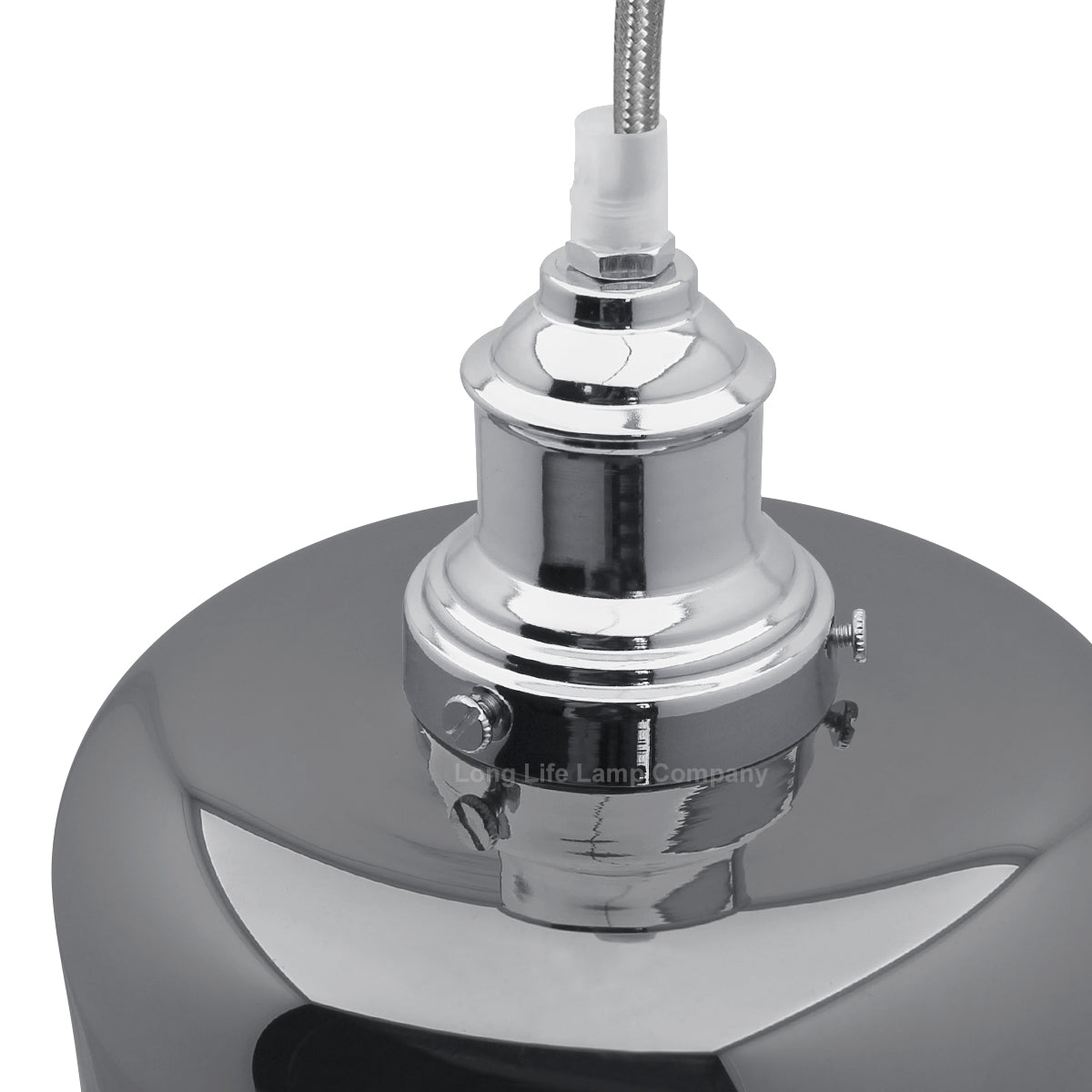 Modern Glass Smokey Grey Pendant Light M0208