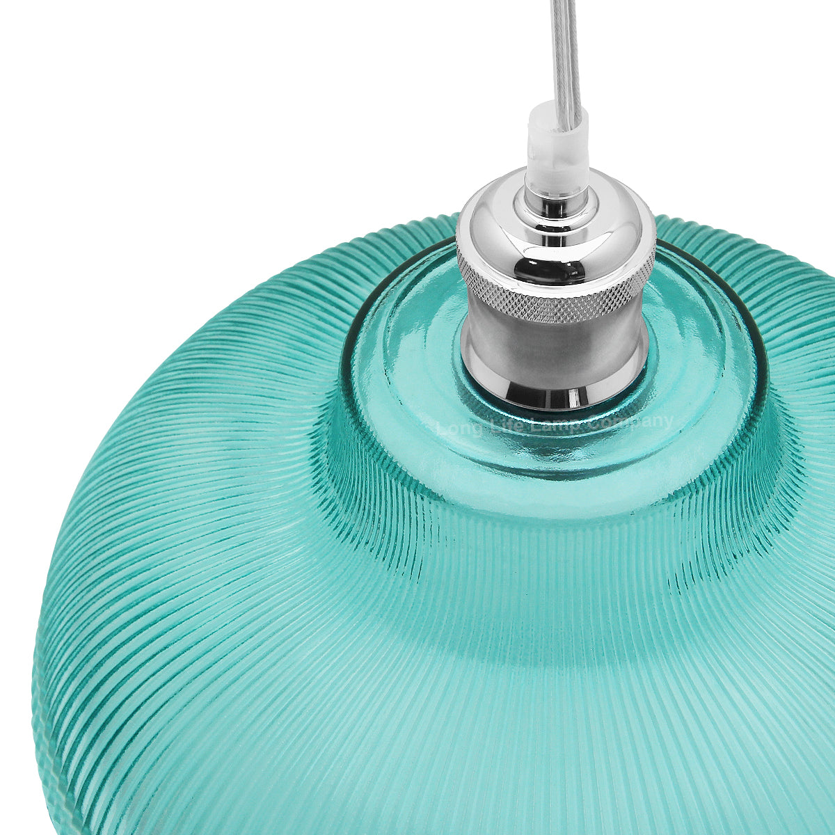 Retro Vintage Blue Glass Ceiling Pendant Light M0216