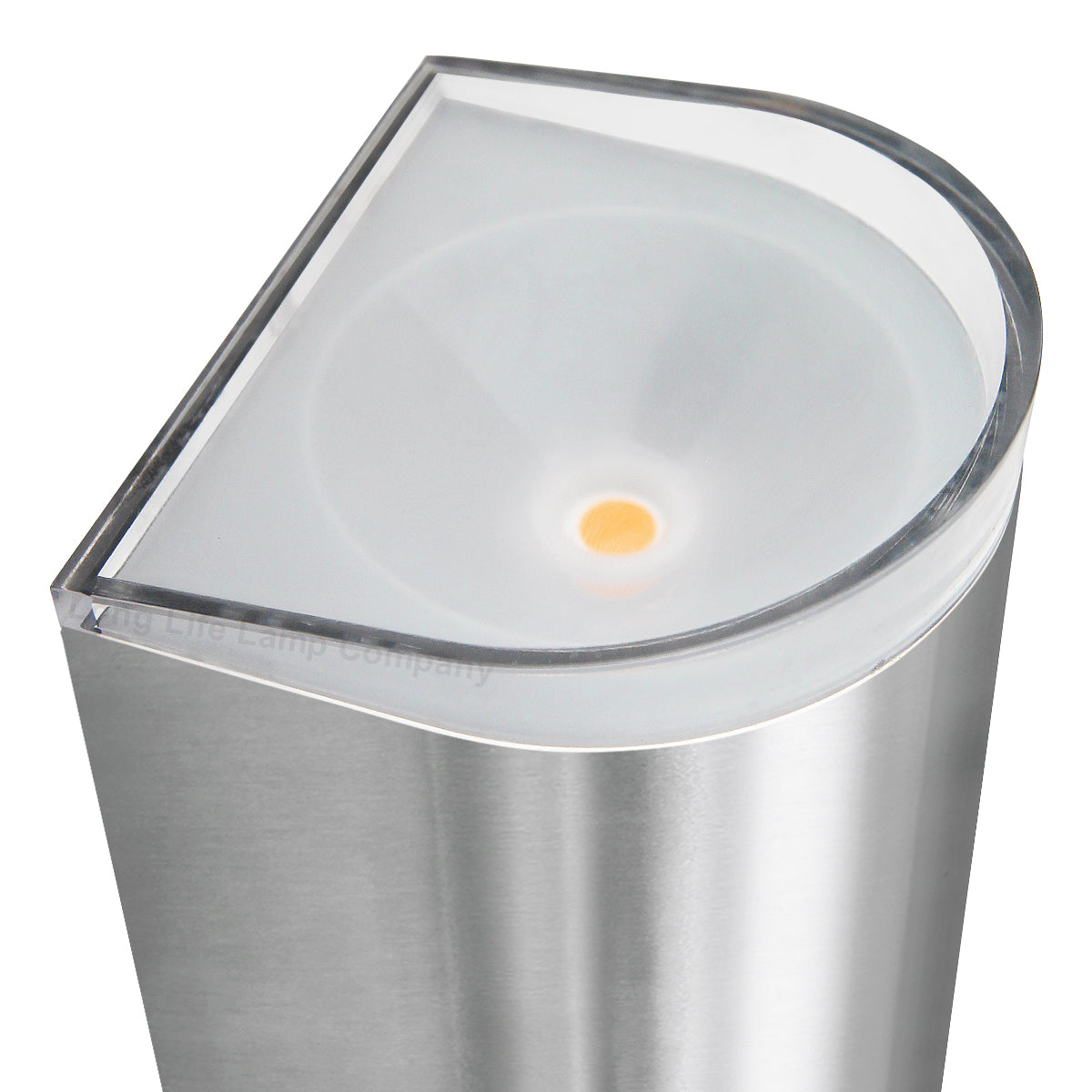 6W LED Outdoor Double Wall Light Warm White Stainless Steel IP54 - Free delivery on all orders