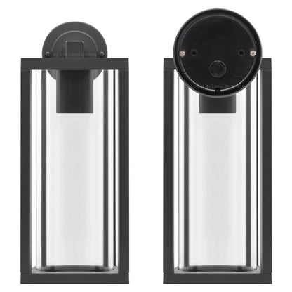 Outdoor Dark Grey Wall Light with 4W LED