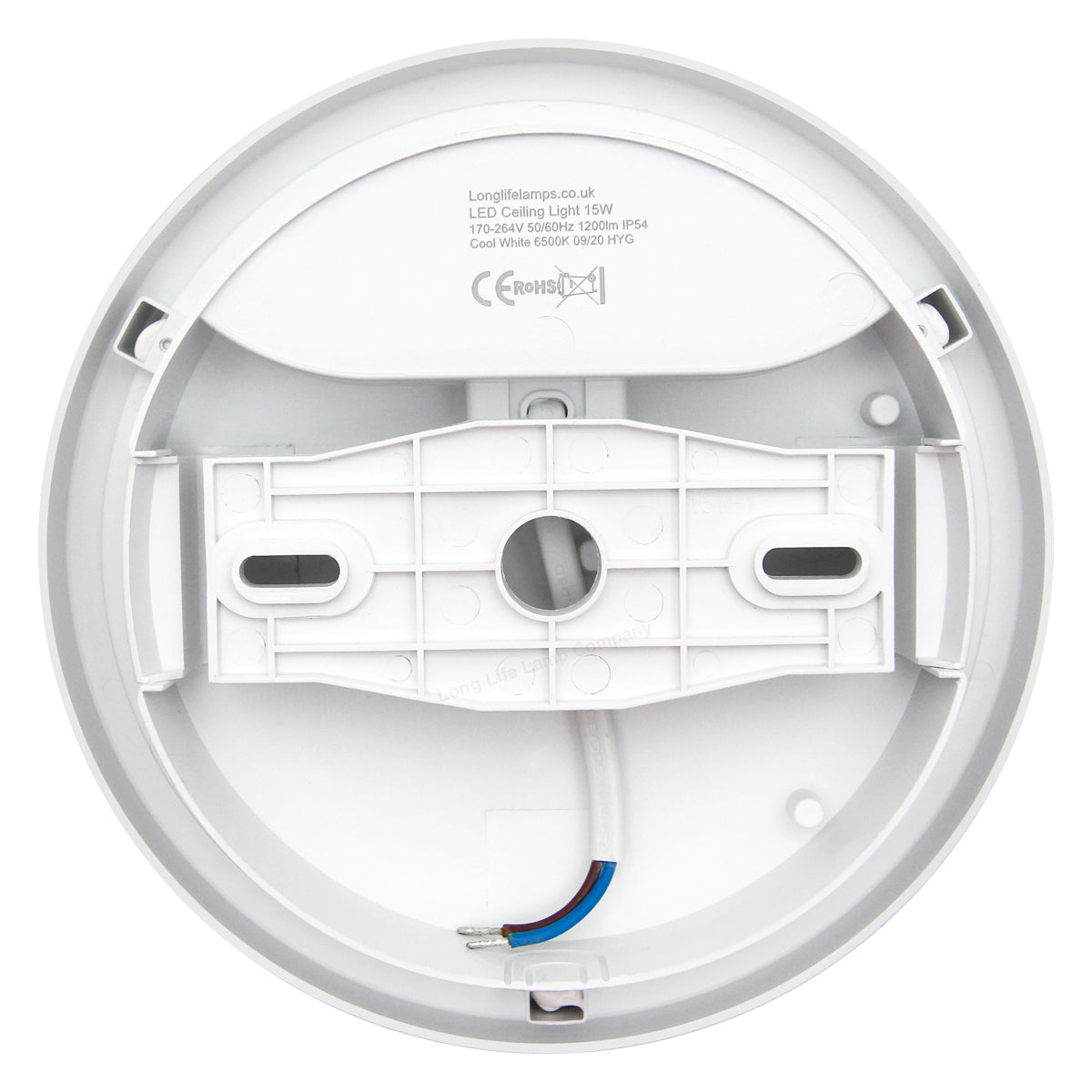 15w LED Bulkhead Round Ceiling Light Cool White - Free delivery on all orders