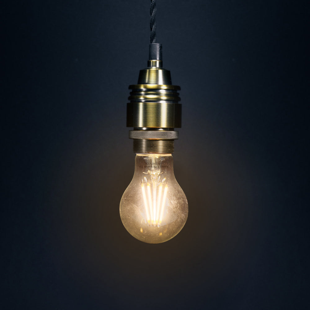 A60 4w LED Filament Light Bulb Warm White E27 Edison Screw Clear Glass
