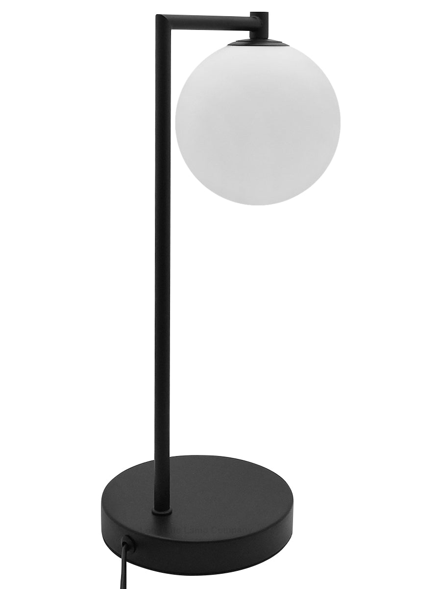Modern Retro Opaque Globe Table Lamp - Free delivery on all orders