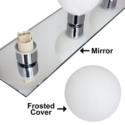 Modern IP44 Opaque 3 Globe Indoor Wall Light M0220