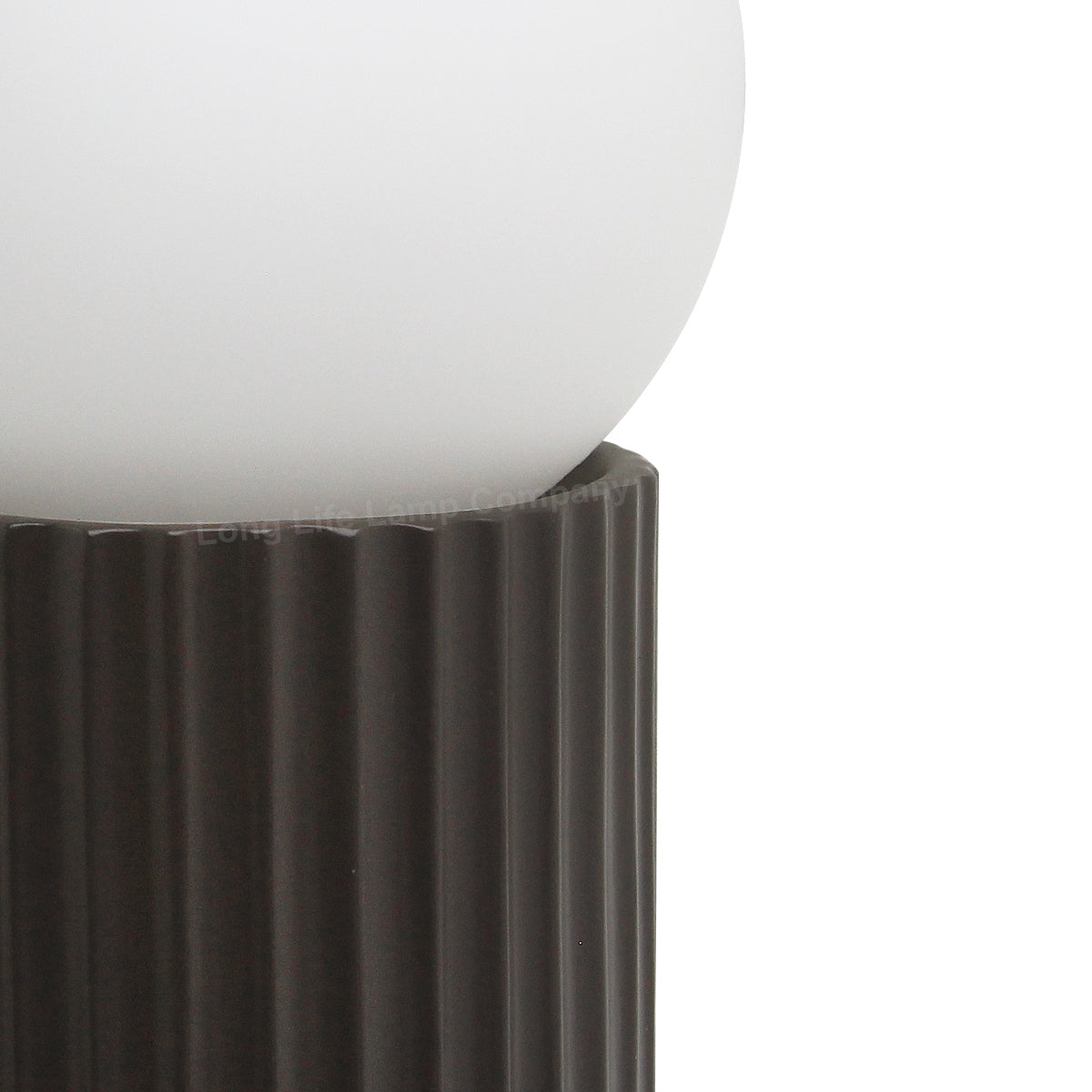Modern Opaque Globe Opal Sphere Glass Table Lamp - Free delivery on all orders