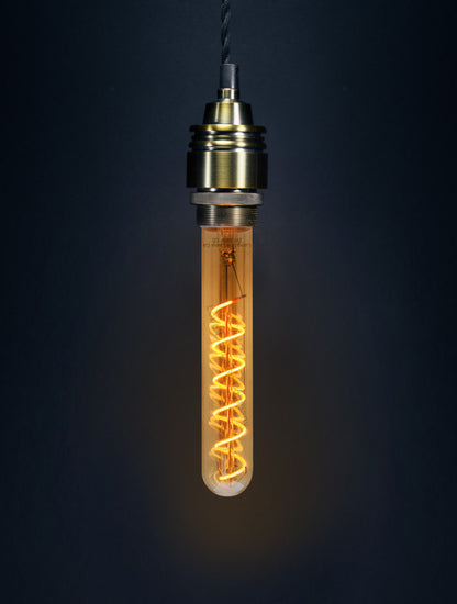 Vintage LED 2W T30 Teardrop Spiral Tube Bulb E27 - Free delivery on all orders