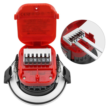 8W Fire Rated Downlights Dimmable White
