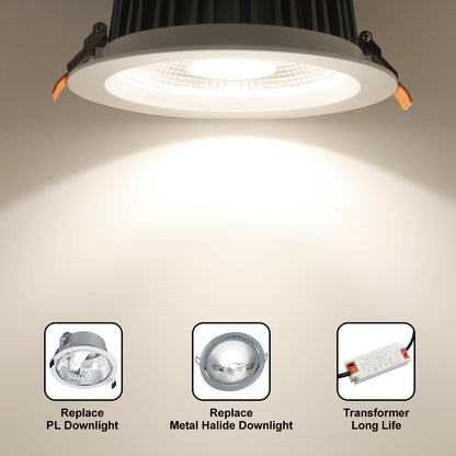 COB 30W Recessed Commercial LED Downlight 4000K CDL30W4K