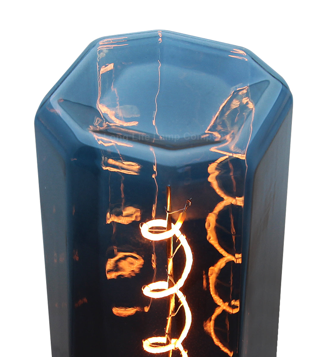 4W LED Decorative Light Bulb Whisky Bottle Blue Gradient Glass E27 Spiral Filament BLUEWHISKY