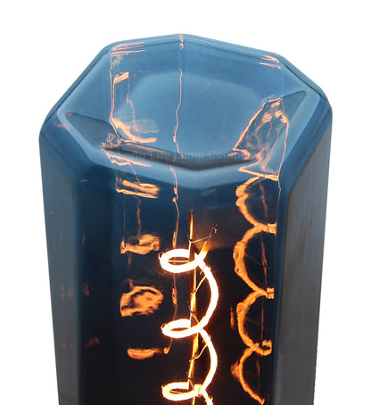 4W LED Decorative Light Bulb Whisky Bottle Blue Gradient Glass E27 Spiral Filament BLUEWHISKY