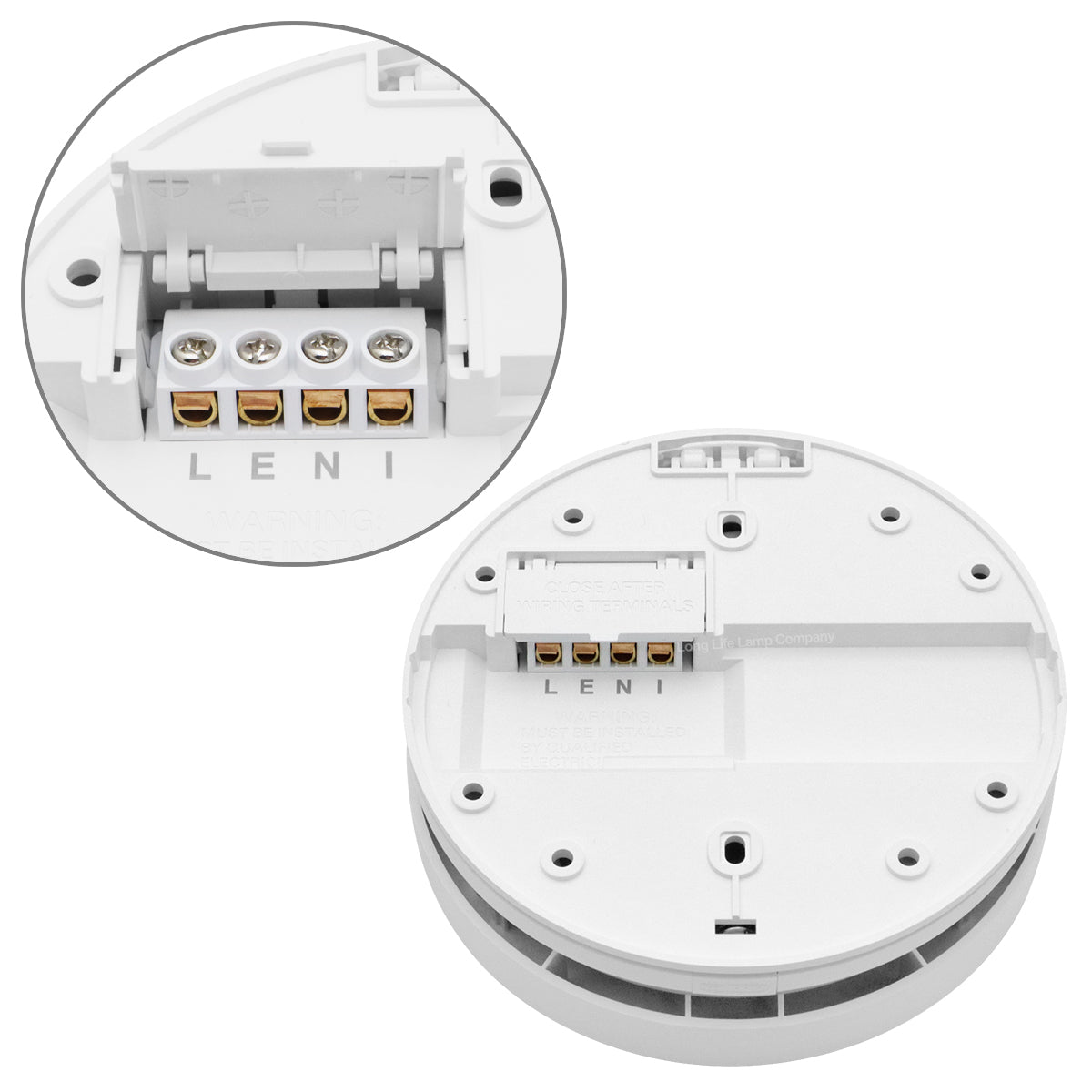 Sensor Smoke Alarm 240v Mains Operated with Battery Back Up Photoelectric Detector