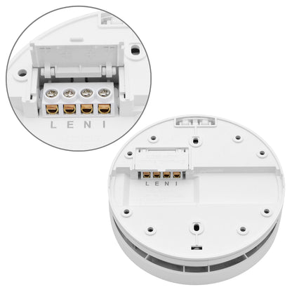 Sensor Smoke Alarm 240v Mains Operated with Battery Back Up Photoelectric Detector