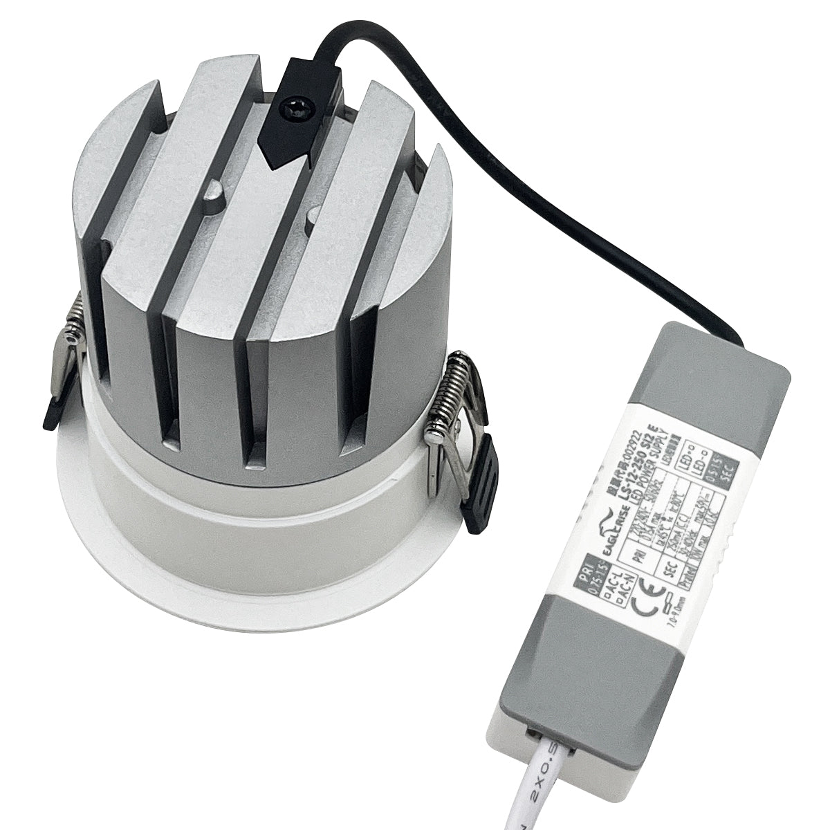 10W Warm White Fire Rated Anti-Glare LED Downlight | Round FR04WW