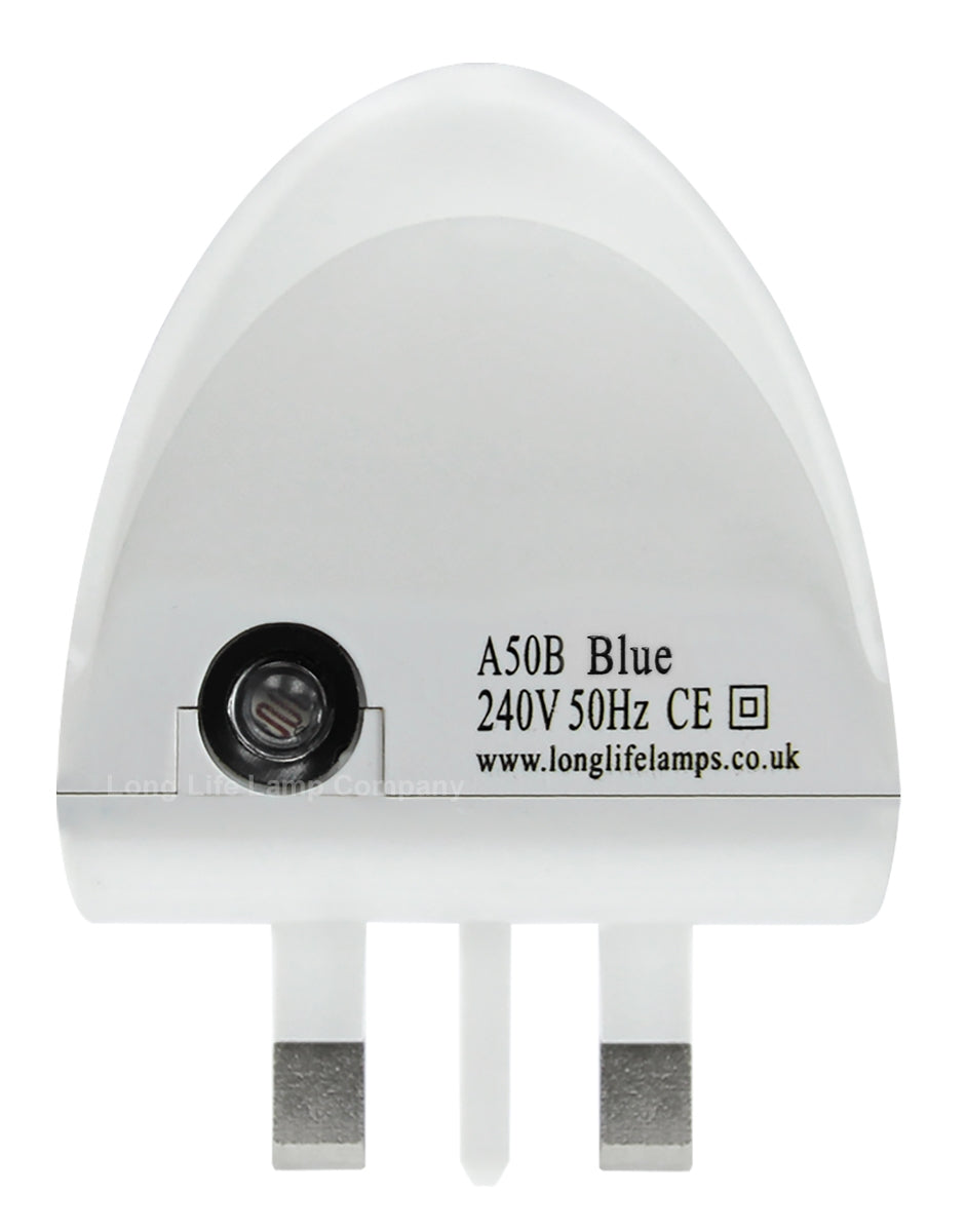 Automatic Blue LED Night Light Plug In Energy Saving Dusk 2 Dawn - Free delivery on all orders