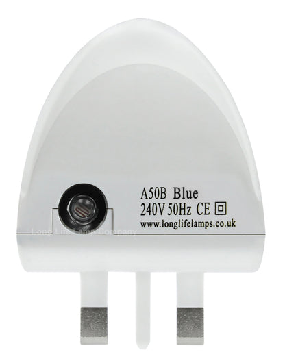 Automatic Blue LED Night Light Plug In Energy Saving Dusk 2 Dawn - Free delivery on all orders