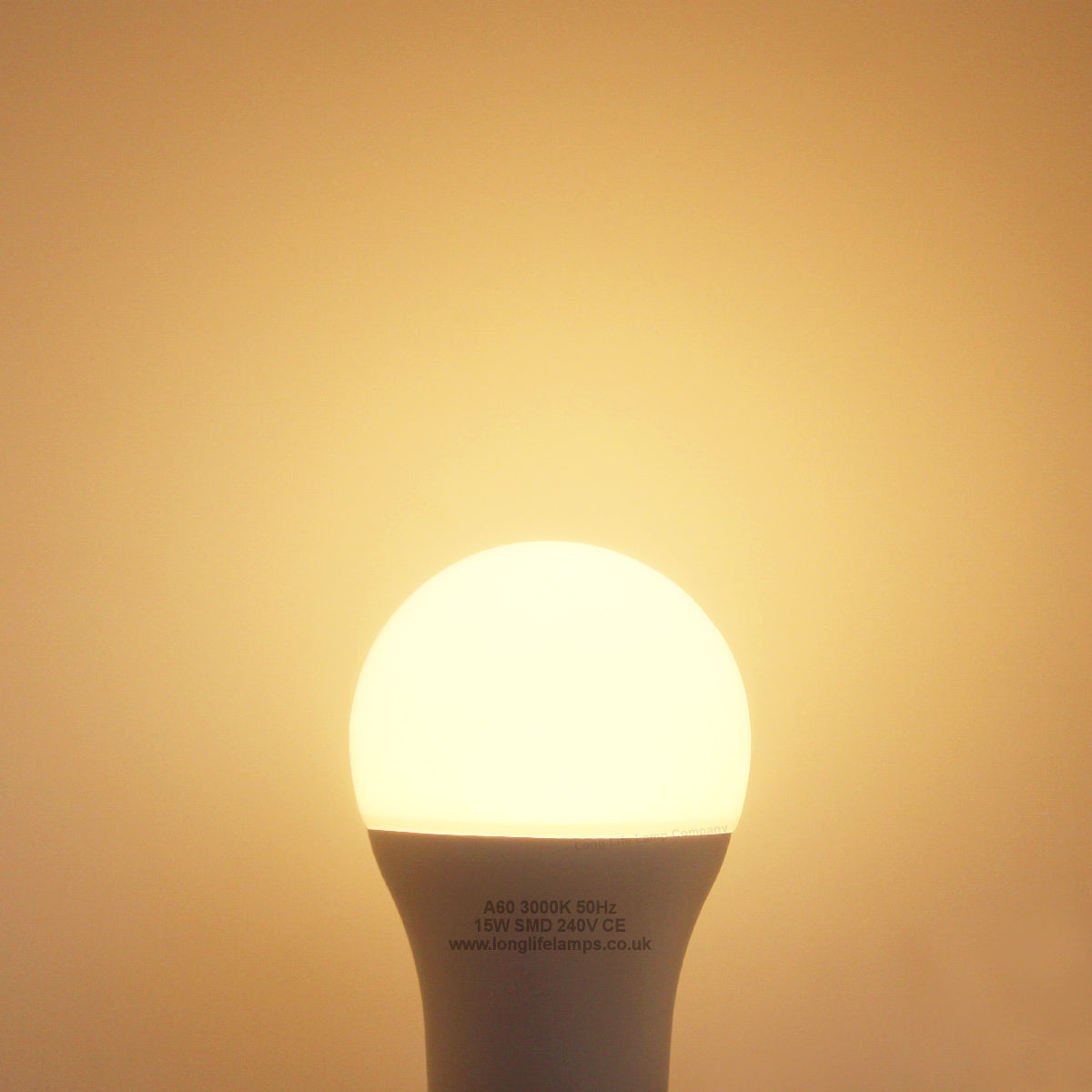 15w GLS LED Light Bulb B22 Bayonet Warm White A60