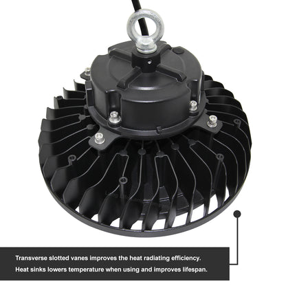 150w LED High Bay UFO Light IP65 for Warehouse Workshops Canopy - Free delivery on all orders