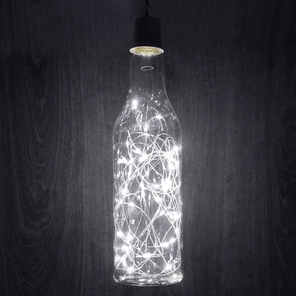 1W LED Bottle Bulb E27 Cool White Fairy Filament Decorative - Free delivery on all orders