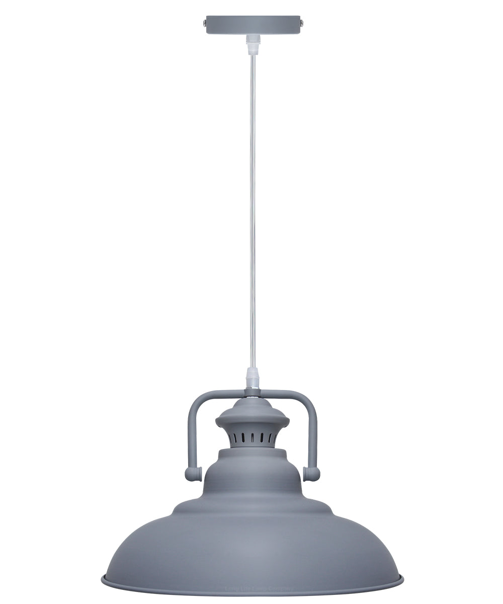 Metal Ceiling Pendant Shade Modern Grey - Free delivery on all orders