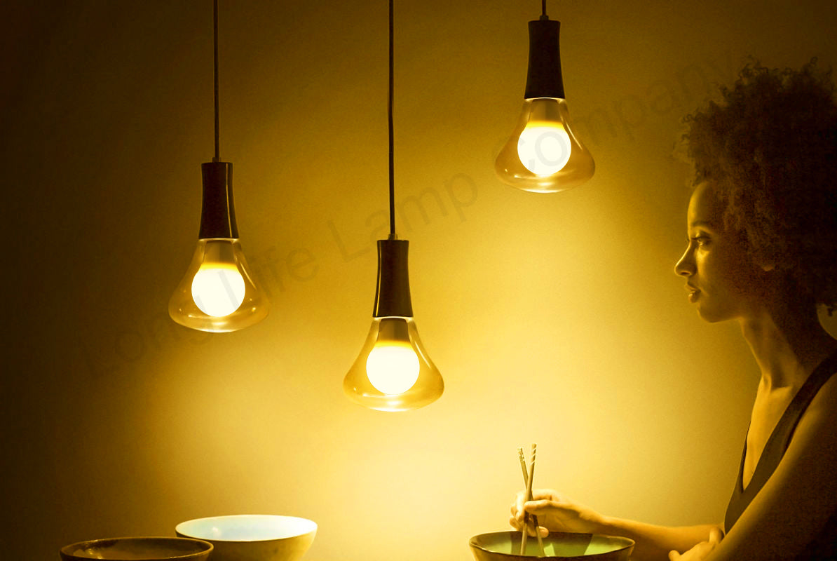 5w LED Yellow GLS Light Bulb E27 Edison Screw
