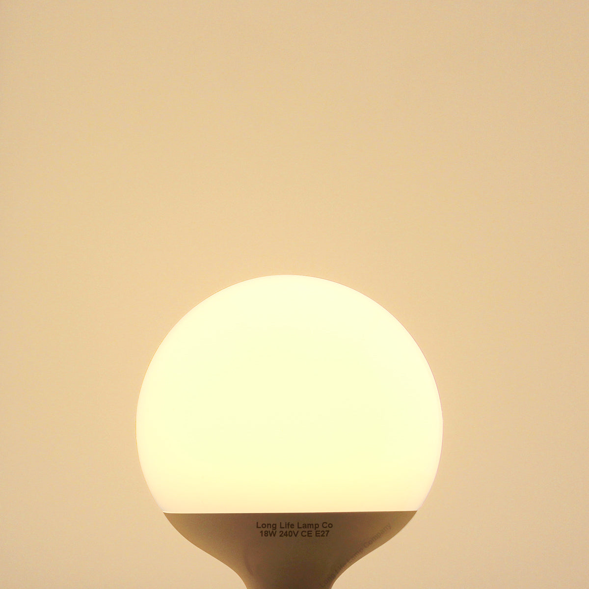18w Round LED Globe Bulb E27 Edison Screw Base Warm White Equivalent to 162w