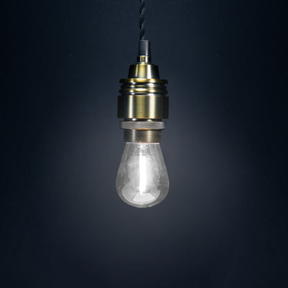 Pack of 2 LED Filament Light Bulb 1w E27 Edison Screw Cool White Decorative Festoon Lamp