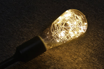 1w E27 ST58 LED Warm White Fairy String Filament Light Bulb - Free delivery on all orders