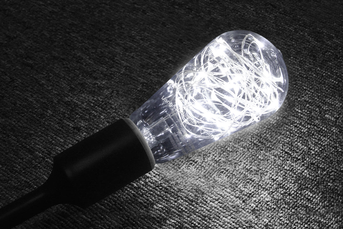 1w E27 ST58 LED Cool White Fairy String Filament Light Bulb - Free delivery on all orders