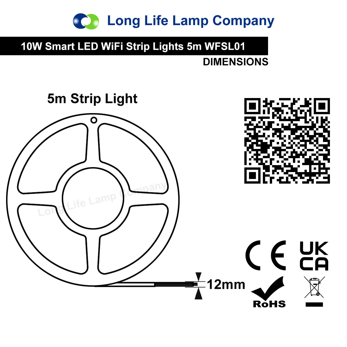 5M Smart WiFi RGB LED Strip Lights Plug and Play Kit Dimmable with IR Remote App Controlled - Energy Light Bulbs - Free delivery on all orders