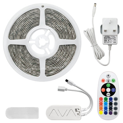 5M Smart WiFi RGB LED Strip Lights Plug and Play Kit Dimmable with IR Remote App Controlled - Energy Light Bulbs - Free delivery on all orders
