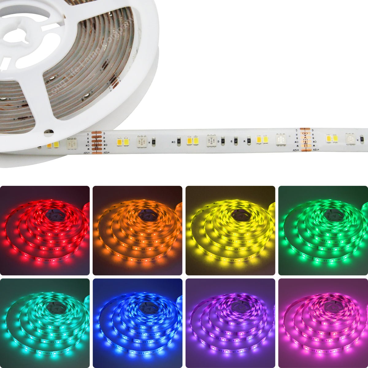 5M Smart WiFi RGB LED Strip Lights Plug and Play Kit Dimmable with IR Remote App Controlled - Energy Light Bulbs - Free delivery on all orders