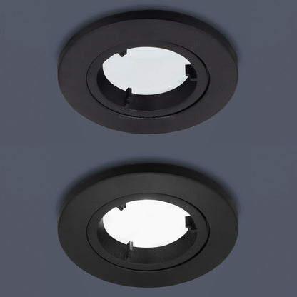5w 6w Black Fixed LED Fire Rated Downlight - Energy Light Bulbs - Free delivery on all orders