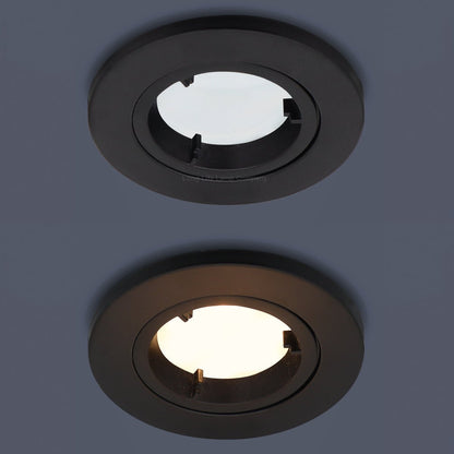 5w 6w Black Fixed LED Fire Rated Downlight - Energy Light Bulbs - Free delivery on all orders