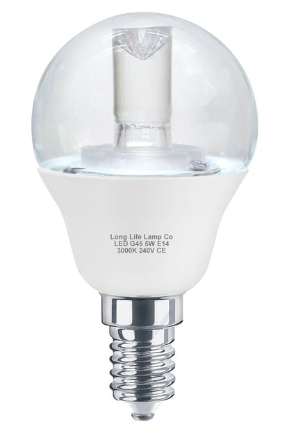 5w Clear Lens Golf Ball LED Bulb E14 SES - Energy Light Bulbs - Free delivery on all orders