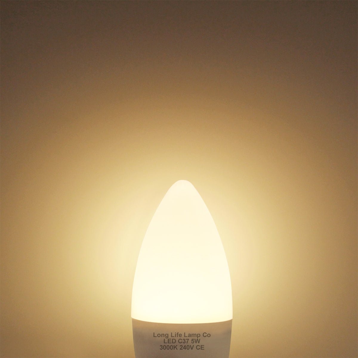5w Frosted Cover LED Candle Warm White 3000K 2Pack Or 4Pack Or 10Pack - Energy Light Bulbs - Free delivery on all orders
