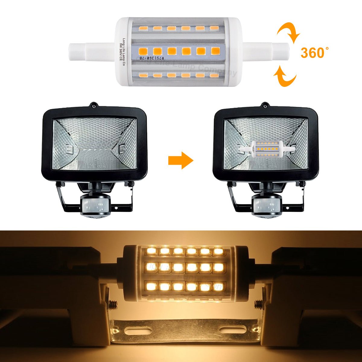 5W J78 R7s SMD LED Light Replacement for Halogen Tube 78mm - Energy Light Bulbs - Free delivery on all orders