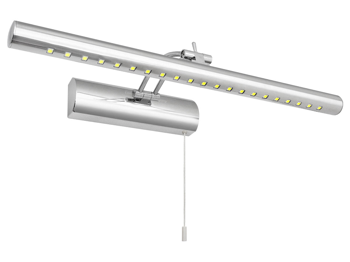 5w LED Bathroom Mirror Wall Light With Pull Cord Cool White 6500k IP20 - Energy Light Bulbs - Free delivery on all orders